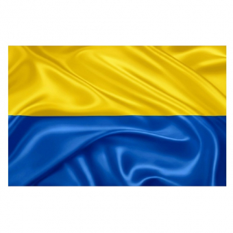 Купить Флаг Украины атласный 90 х150 см оптом